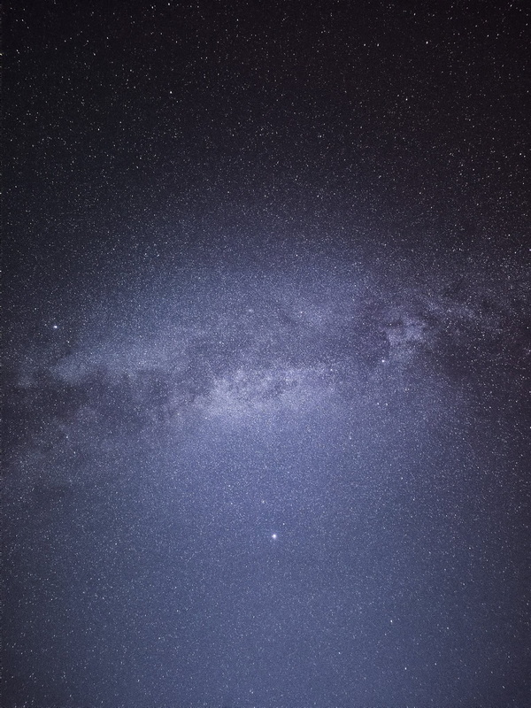 Night Sky with Stars and Milky Way at Lamphun Bright night sky with stars and the Milky Way galaxy overhead at Lamphun.